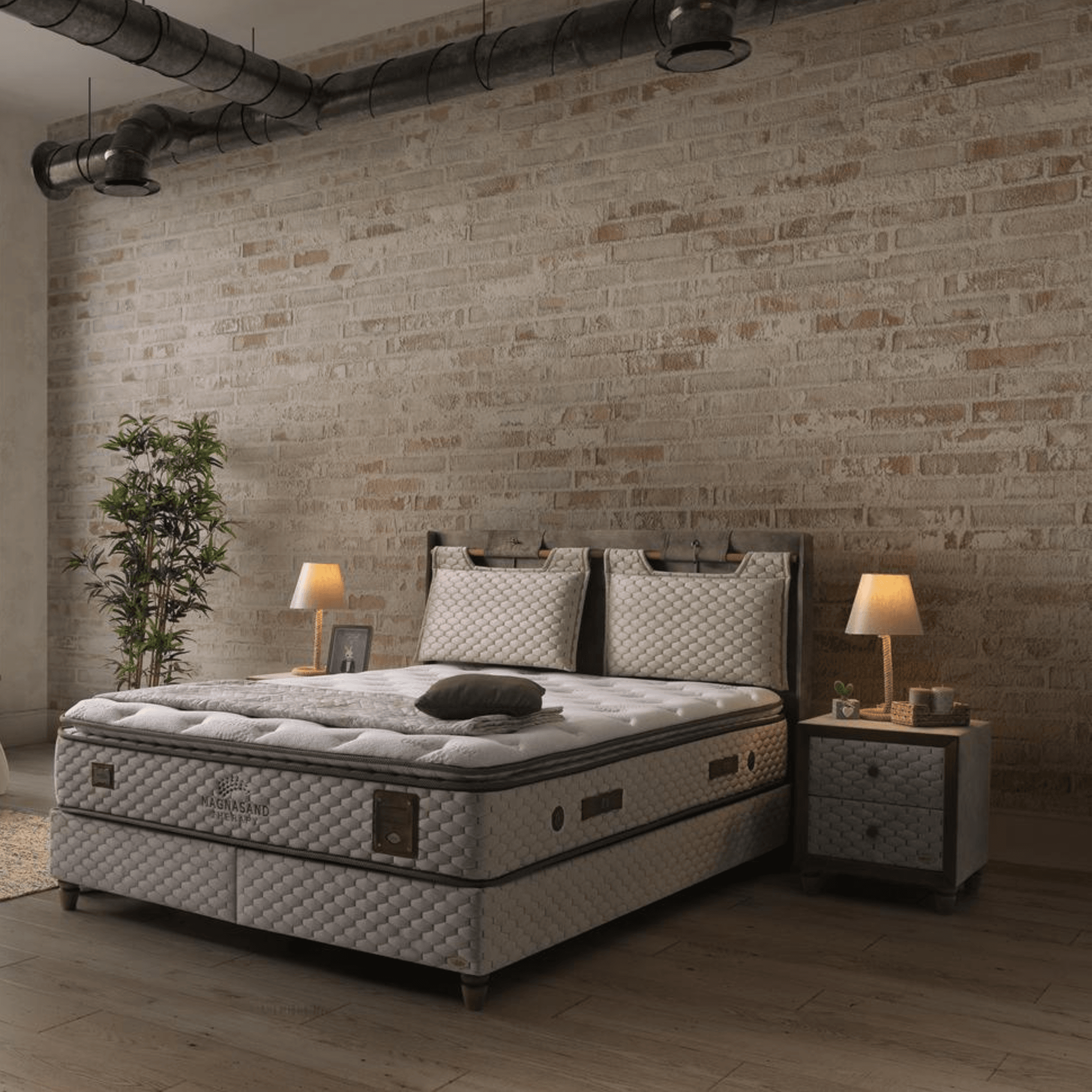 Bambi Magnasand Boxspringbett Set - Ezmann.de
