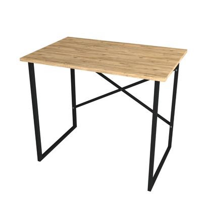 Gowoll Schreibtisch Kleiner Tisch Computertisch 90x60x75 cm Tischplatte Holz Laptoptisch - Ezmann.de