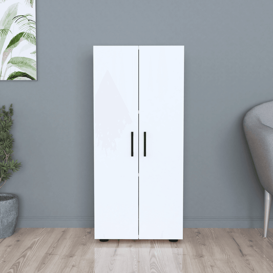 Gowoll Mehrzweckschrank mit 2 Türen 3 Weiß Einlegeboden 108x49x32 cm - Ezmann.de