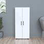 Gowoll Mehrzweckschrank mit 2 Türen 3 Weiß Einlegeboden 108x49x32 cm - Ezmann.de
