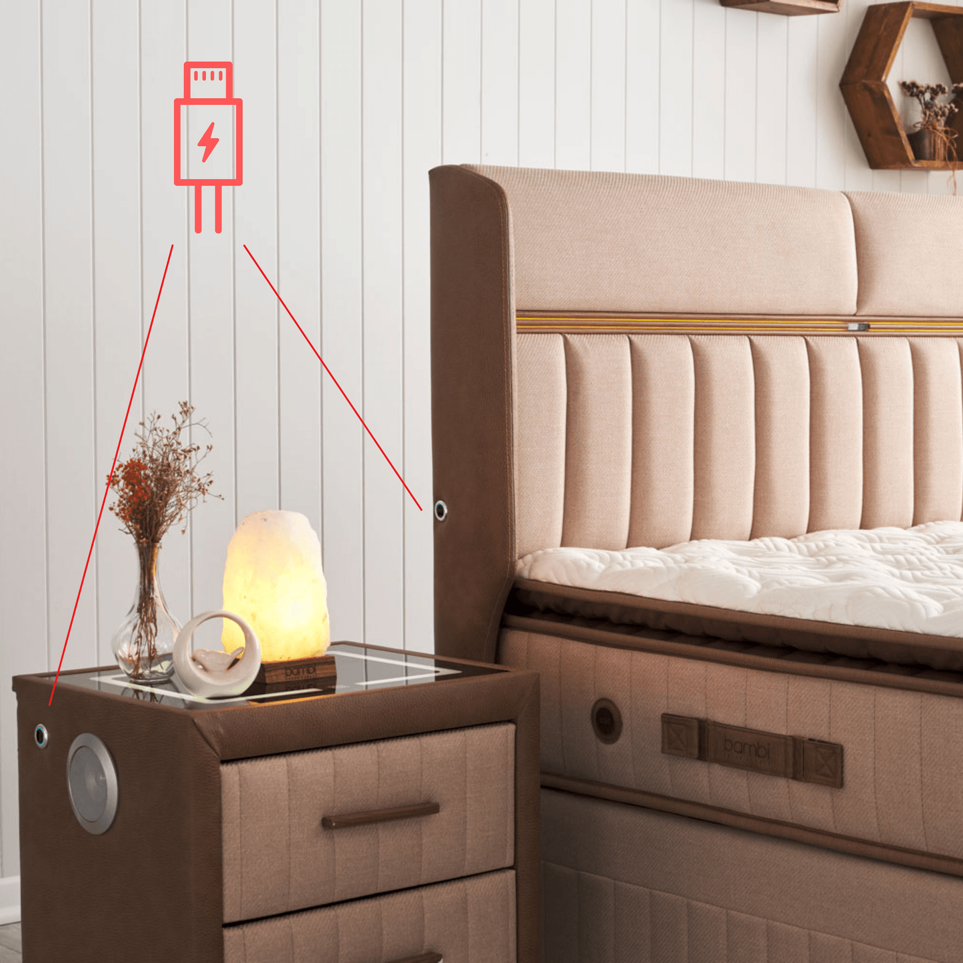 Bambi Biosalt Boxspringbett Salt Therapy Set - Ezmann.de