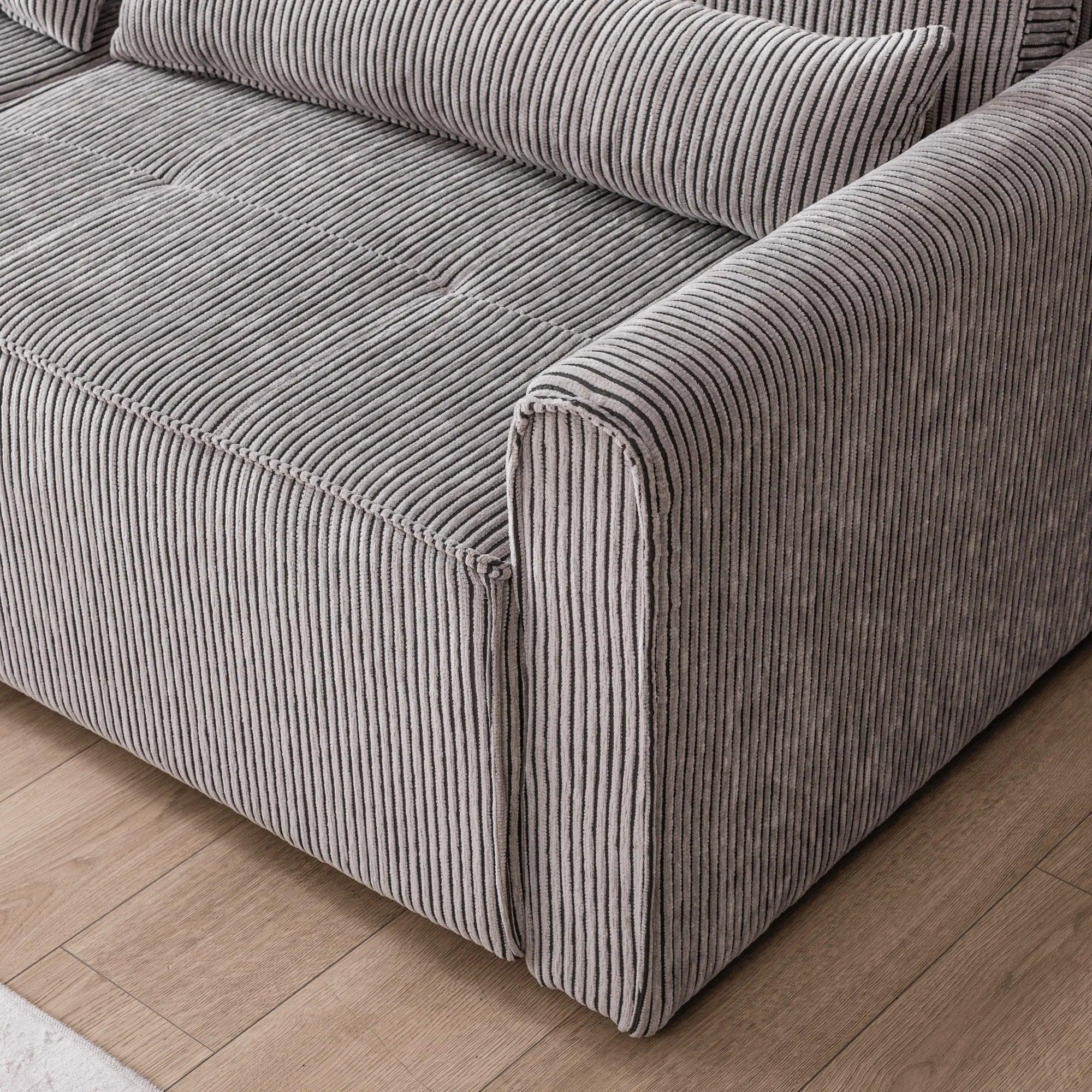 Benissa Schlafsofa 3 Sitzer mit Stauraum & Schlaffunktion | Ecksofa & Heimkino-Sofa, verstellbare Rückenlehne - Ezmann.de