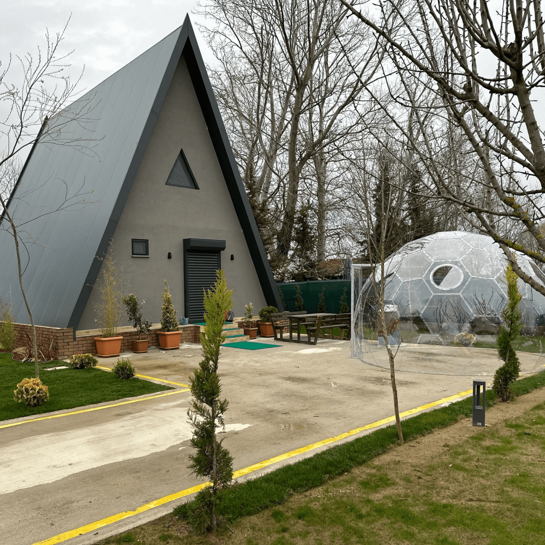 Gowoll Garten Kuppel als architektonischer Outdoor Raum