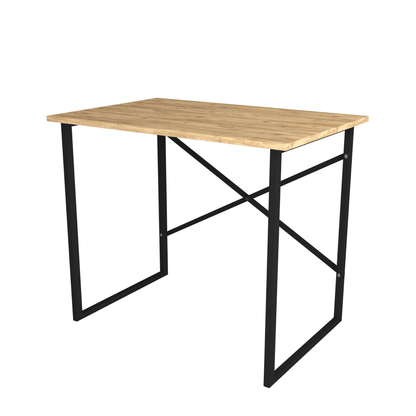 Gowoll Schreibtisch Kleiner Tisch Computertisch 90x60x75 cm Tischplatte Holz Laptoptisch - Ezmann.de