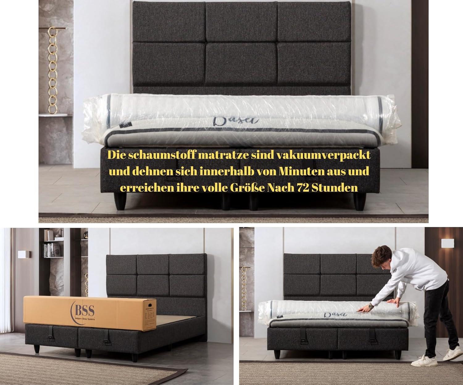 BSS BEDDING | BASEL Matratze H3 Gowoll.de