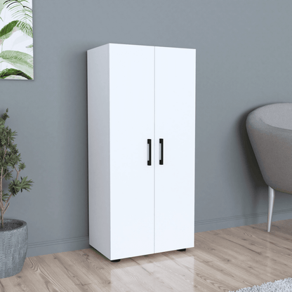 Gowoll Mehrzweckschrank mit 2 Türen 3 Weiß Einlegeboden 108x49x32 cm - Ezmann.de