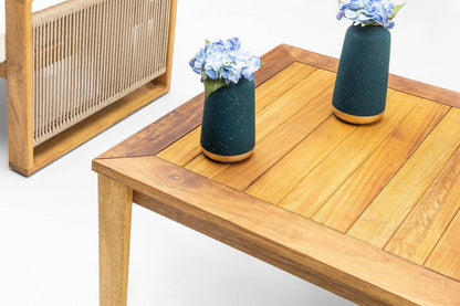 Gowoll Argos Holz Gartenlounge-Set Gartengarnitur Gartenmöbel Set 5 Personen Gartentisch für Outdoor - Ezmann.de