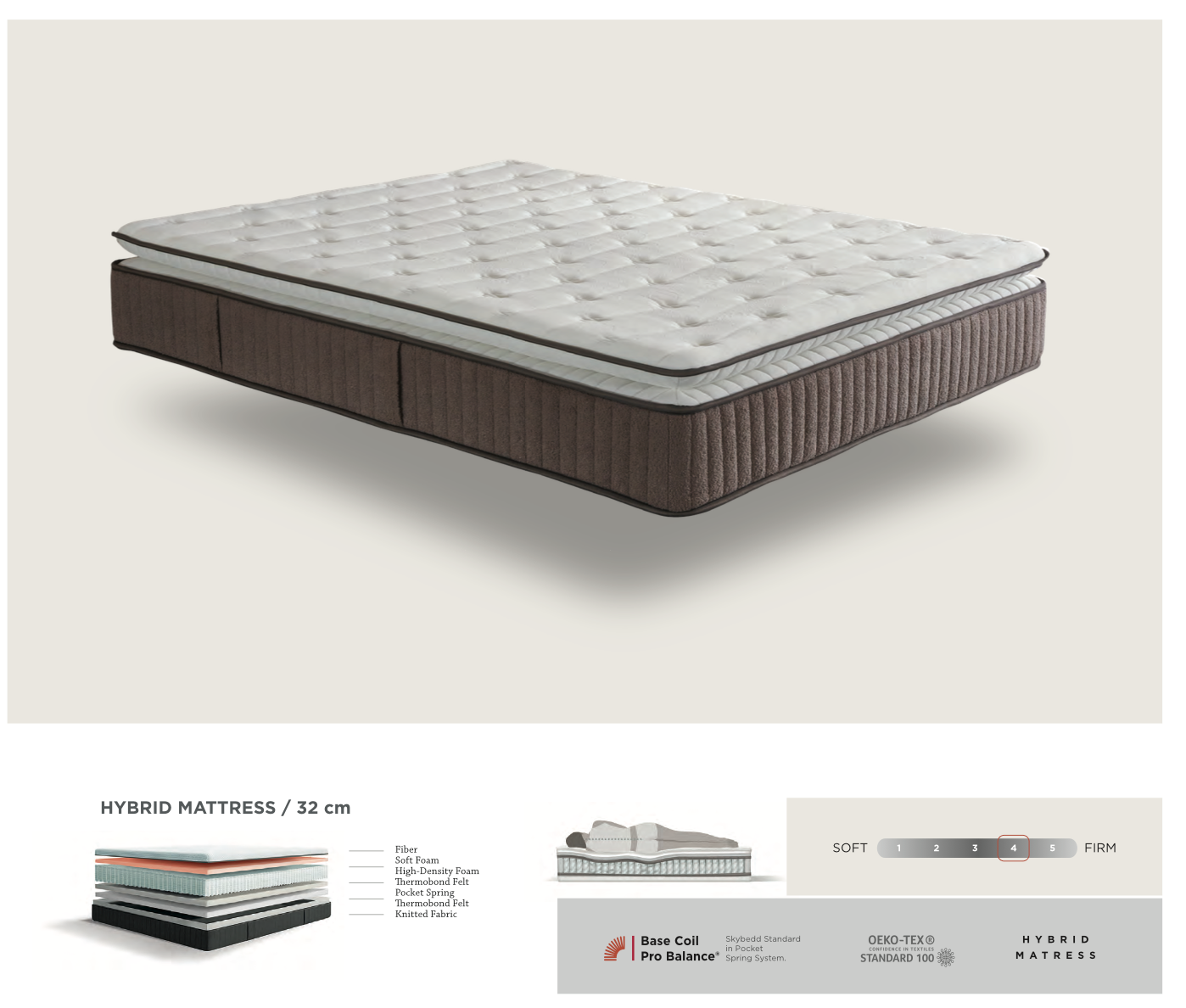 BSS LUCCEBEDD Boxspringbett Set |  Matratze H3 | Box und Kopfteil Gowoll.de