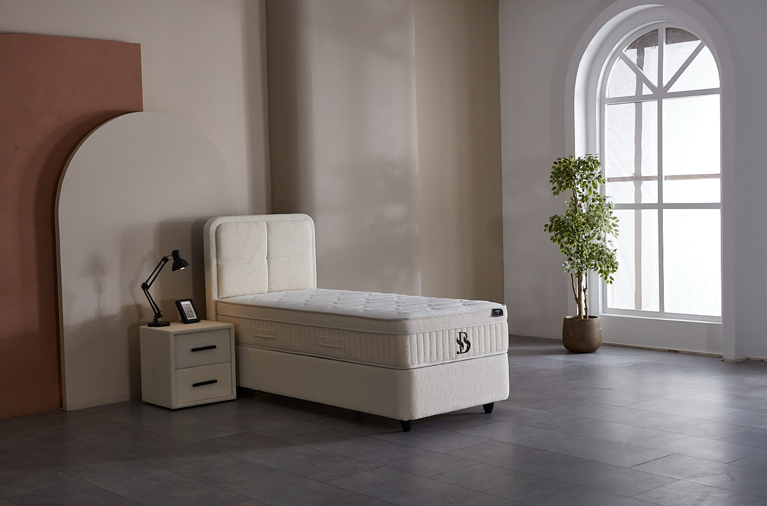BSS LUCCEBEDD JUNIOR Boxspringbett Set | Matratze H3 | Box und Kopfteil Gowoll.de