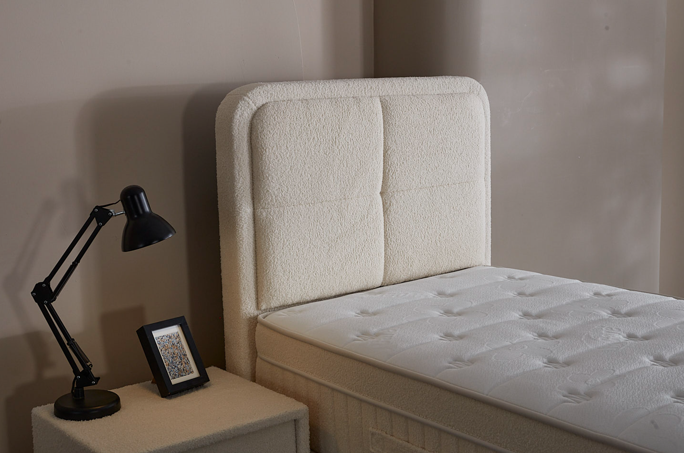 BSS LUCCEBEDD JUNIOR Boxspringbett Set | Matratze H3 | Box und Kopfteil Gowoll.de