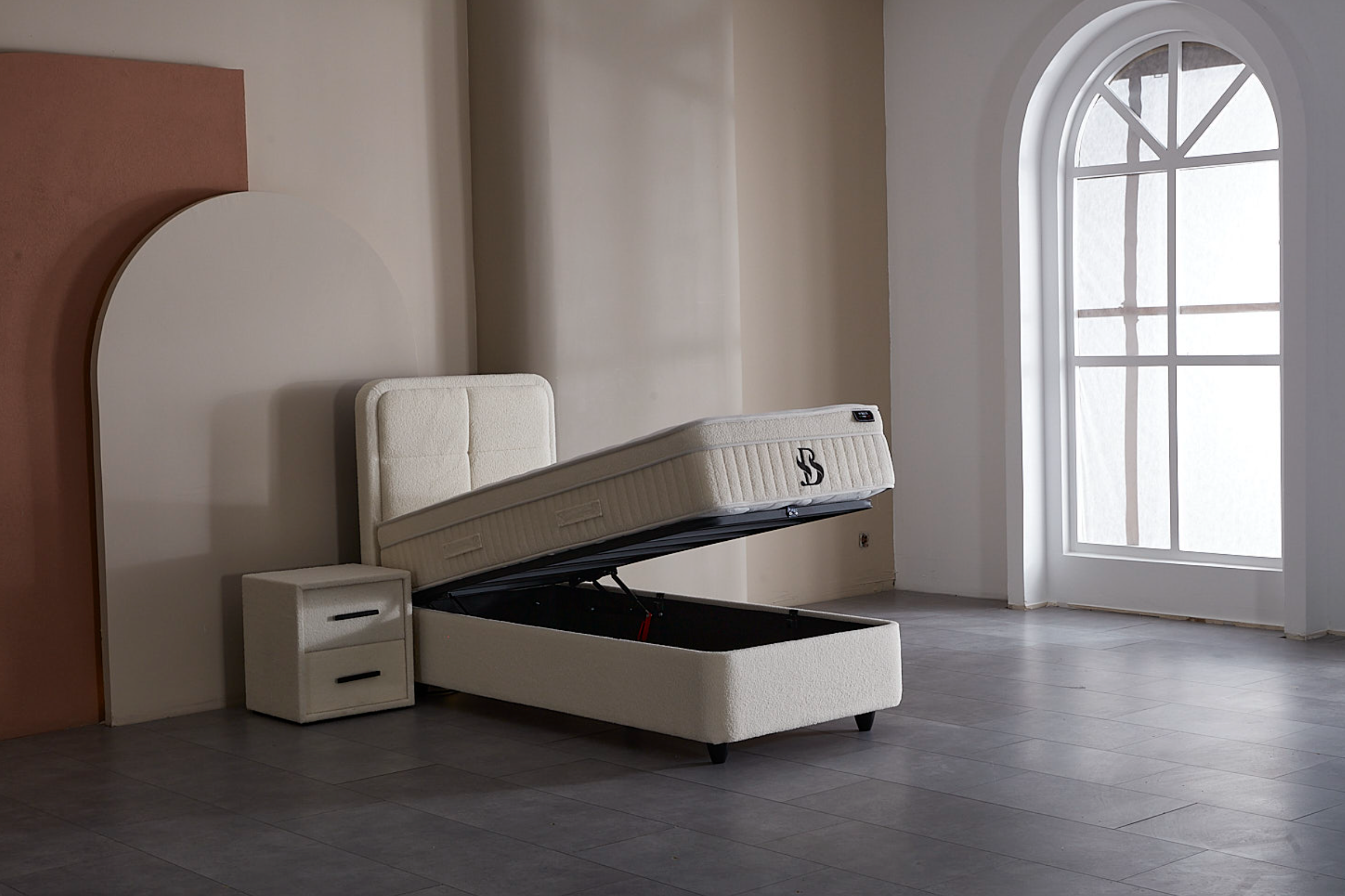 BSS LUCCEBEDD JUNIOR Boxspringbett Set | Matratze H3 | Box und Kopfteil Gowoll.de