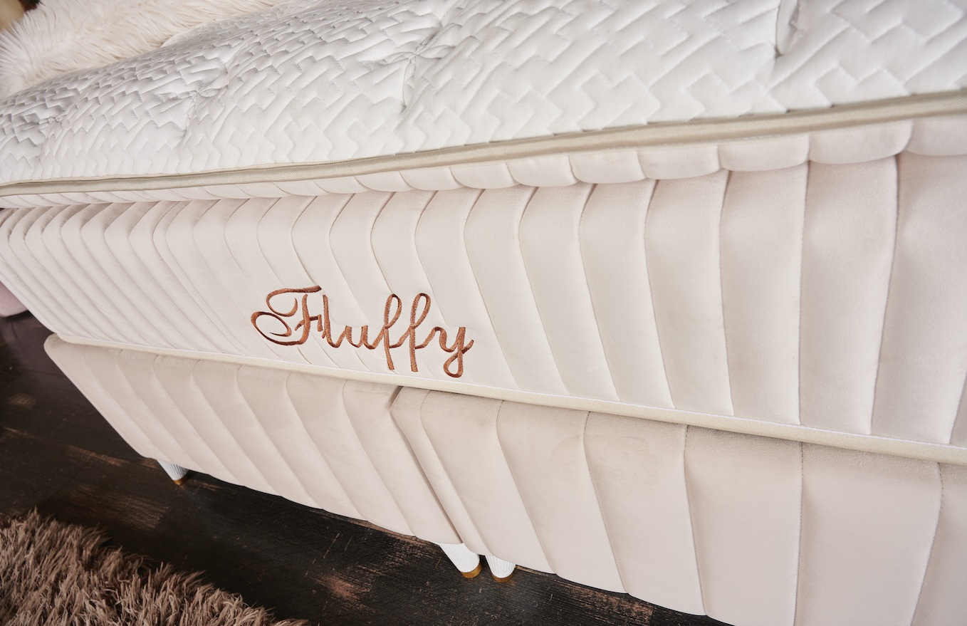 BSS FLUFFY Boxspringbett Set | Matratze H3 | Box und Kopfteil Gowoll.de