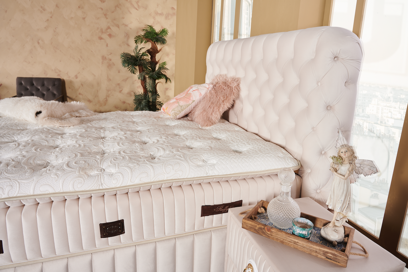 BSS FLUFFY Boxspringbett Set | Matratze H3 | Box und Kopfteil Gowoll.de