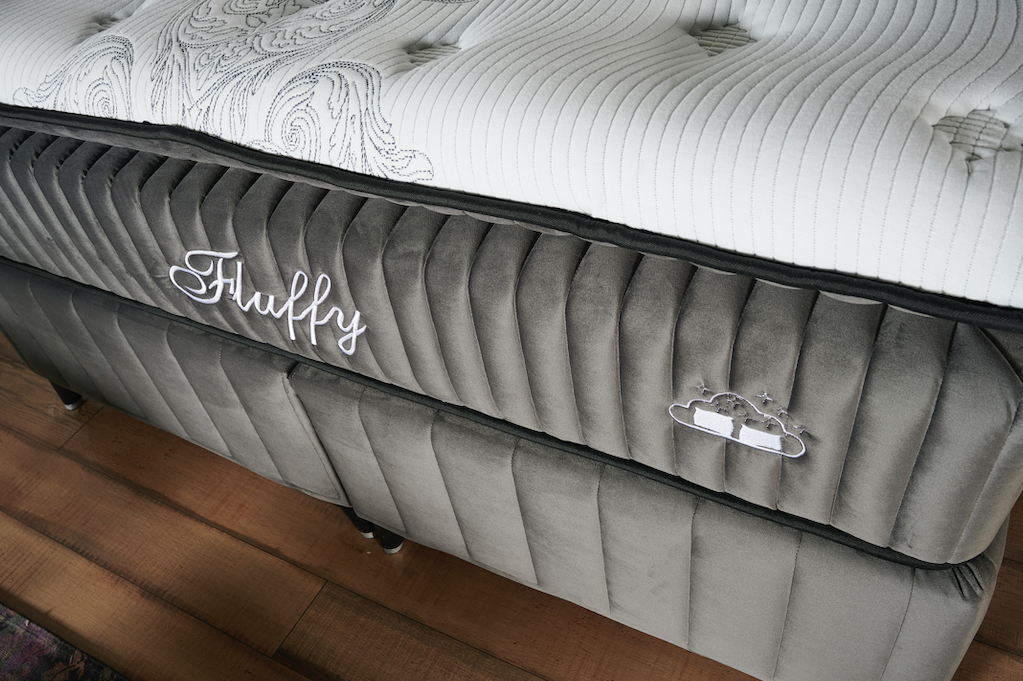 BSS FLUFFY Boxspringbett Set | Matratze H3 | Box und Kopfteil Gowoll.de