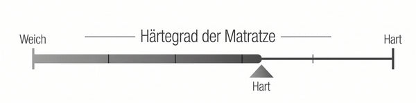 Härtegrad der Matratze