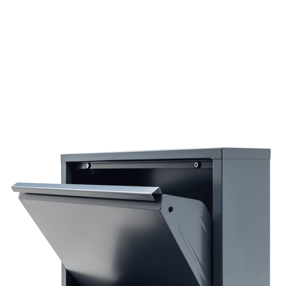 Alveon Schuhschrank (4 Klappen Anthrazit) - Ezmann.de