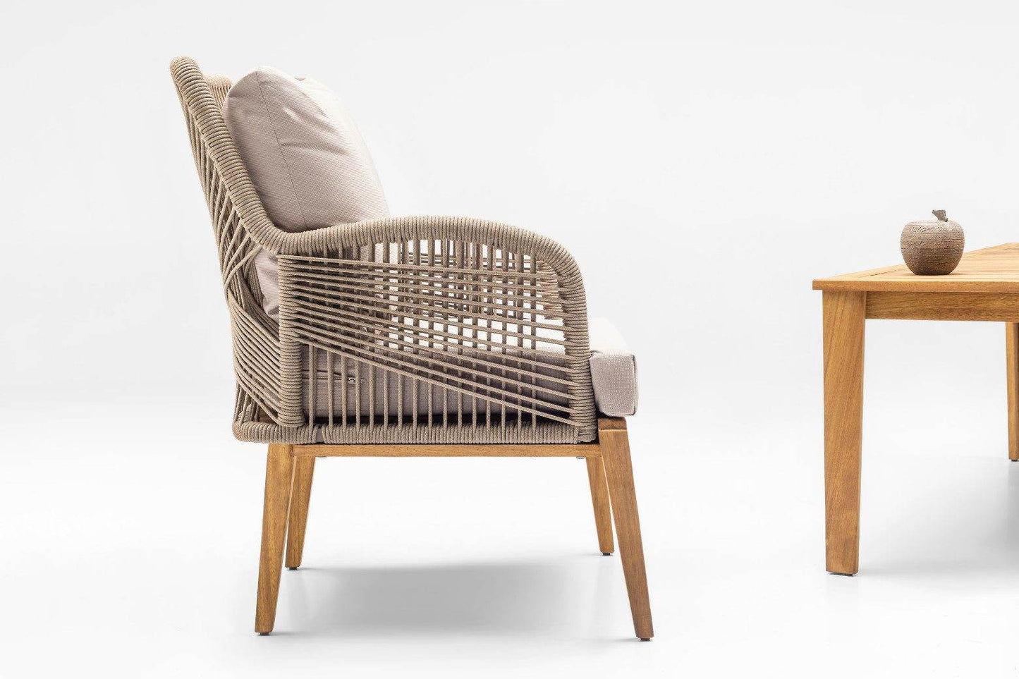 Gowoll Arizona Gartenlounge-Set Gartengarnitur Gartenmöbel Set 5 Personen Gartentisch für Outdoor - Ezmann.de