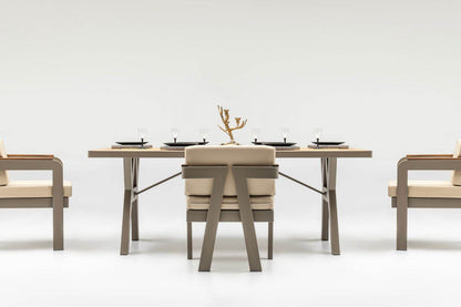 Gowoll Atlantis Gartenlounge-Set Wetterfeste Holz Gartenmöbel Set 6 Personen für Outdoor Terassenmöbel - Ezmann.de