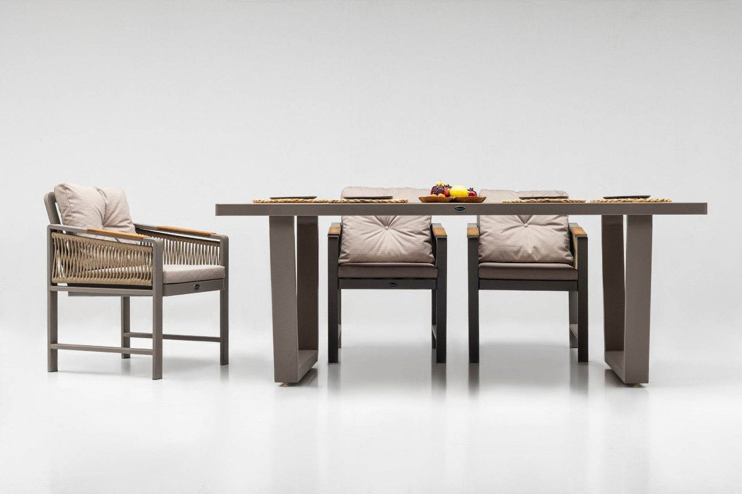 Gowoll Mykonos Plus Gartenlounge-Set Wetterfeste Holz Gartenmöbel Set 6 Personen für Outdoor Terassenmöbel - Ezmann.de