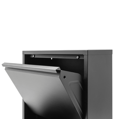 Alveon Schuhschrank (4 Klappen Schwarz) - Ezmann.de