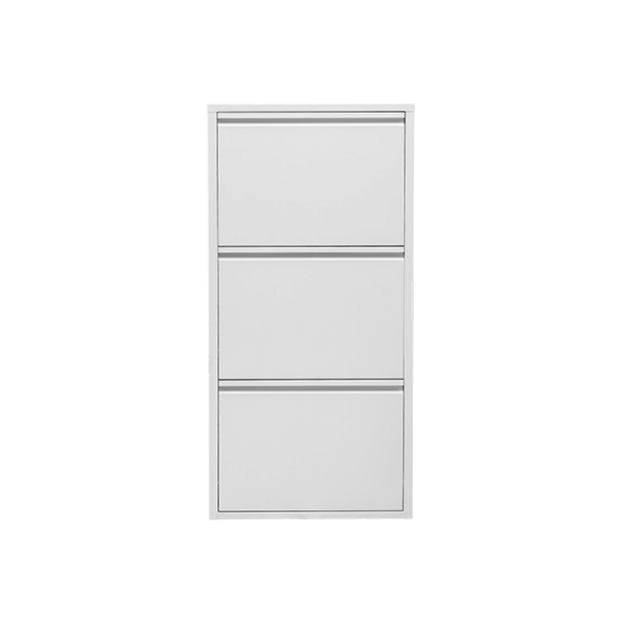 Alveon Schuhschrank (3 Klappen Weiß) - Ezmann.de
