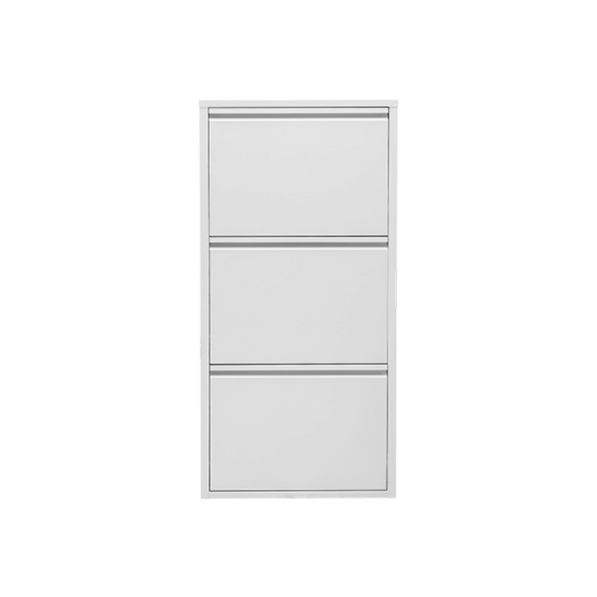 Alveon Schuhschrank (3 Klappen Weiß) - Ezmann.de