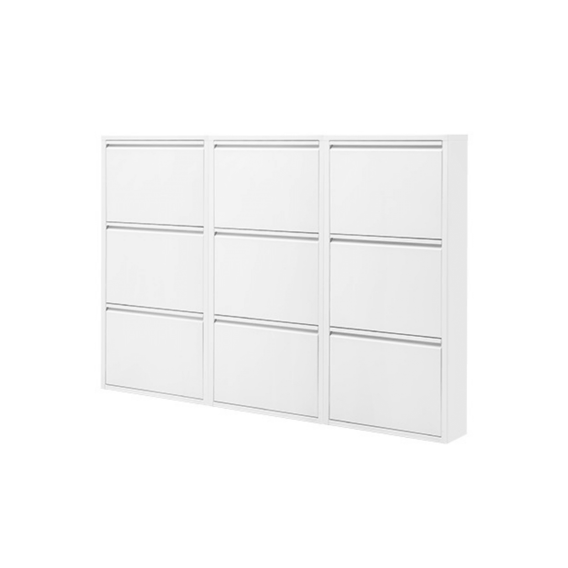 Alveon Schuhschrank (3 Klappen Weiß) - Ezmann.de