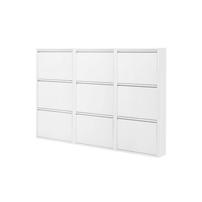 Alveon Schuhschrank (3 Klappen Weiß) - Ezmann.de