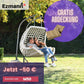 Capri Swing Gartenschaukel Rattan Hängesessel mit Gestell Hängeschaukel Cunda