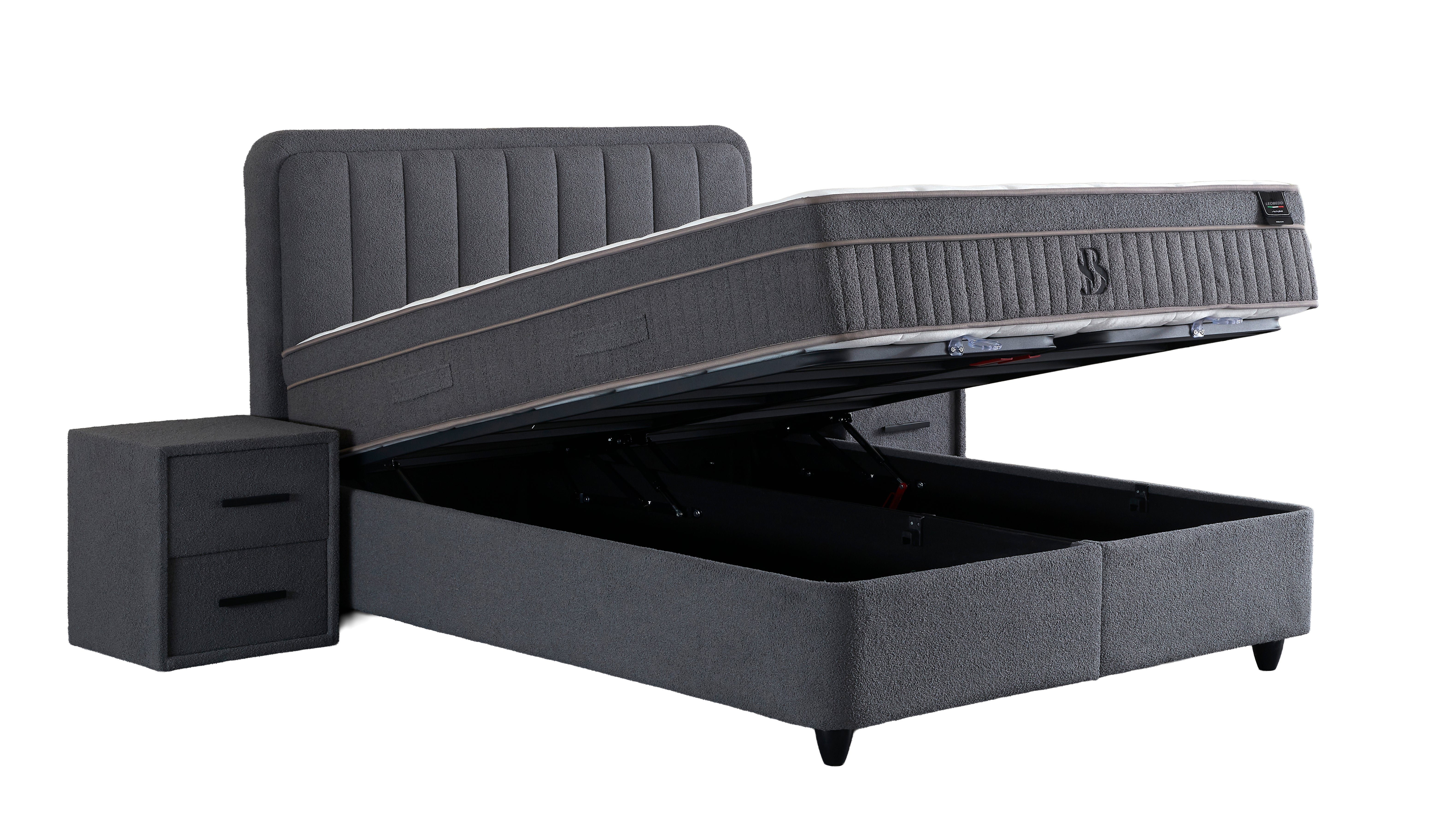 BSS LEOBEDD Boxspringbett Set | Matratze H3 | Box und Kopfteil Gowoll.de