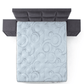 Moln Visco Grey Boxspringbett Set mit Matratze und Bettkästen, Schlafzimmer Set - Ezmann.de