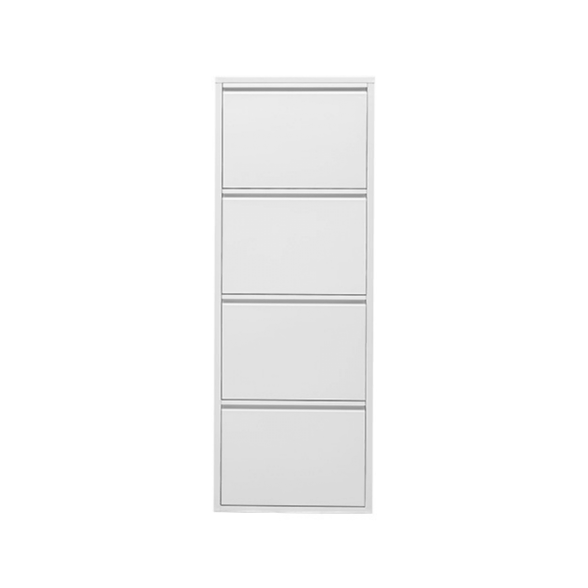 Alveon Schuhschrank (4 Klappen Weiß) - Ezmann.de