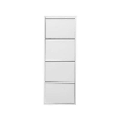 Alveon Schuhschrank (4 Klappen Weiß) - Ezmann.de