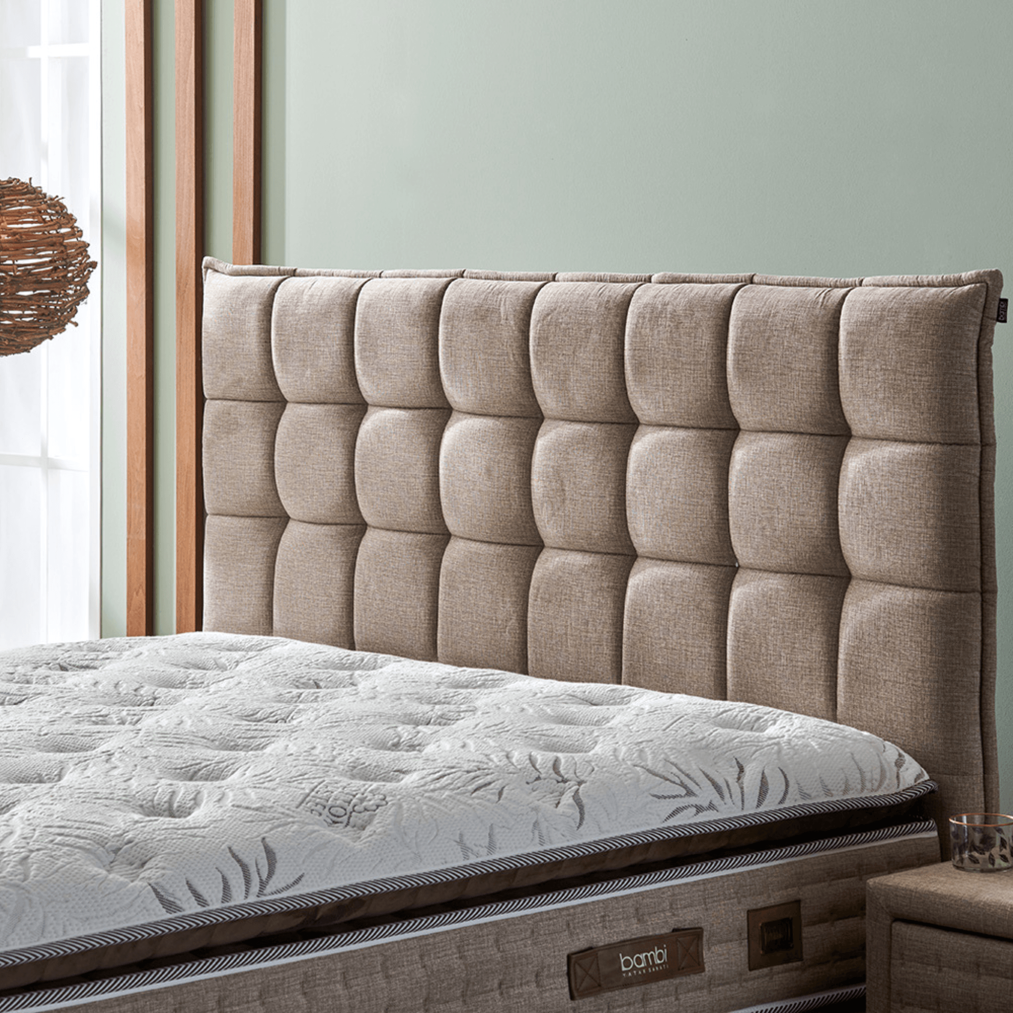Bambi Cotton Master Boxspringbett Schlafzimmer Set mit 9 Schichten mit Topper Höhe 32 cm Matratze - Ezmann.de