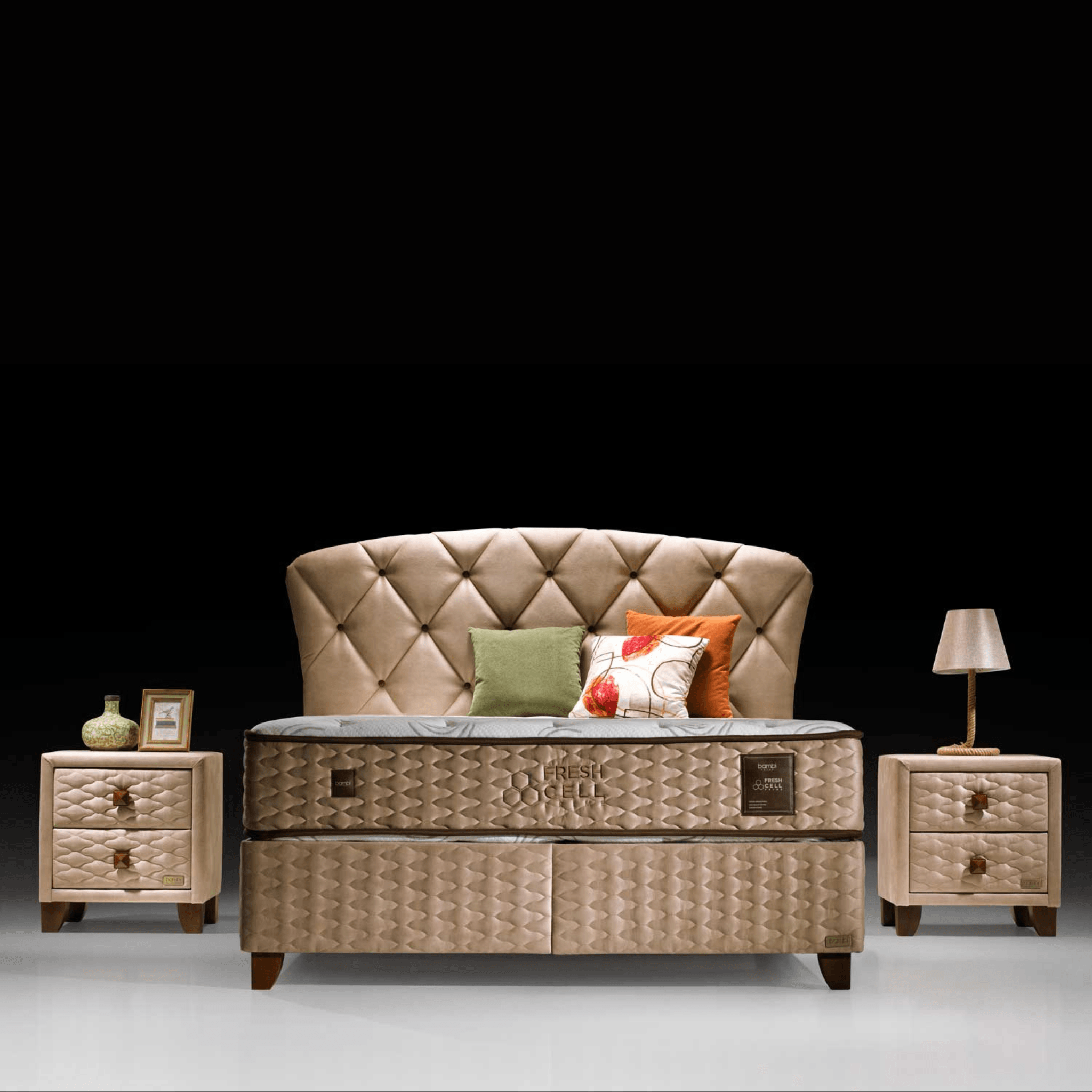 Bambi Freshcell Prime Boxspringbett Schlafzimmer Set - Ezmann.de