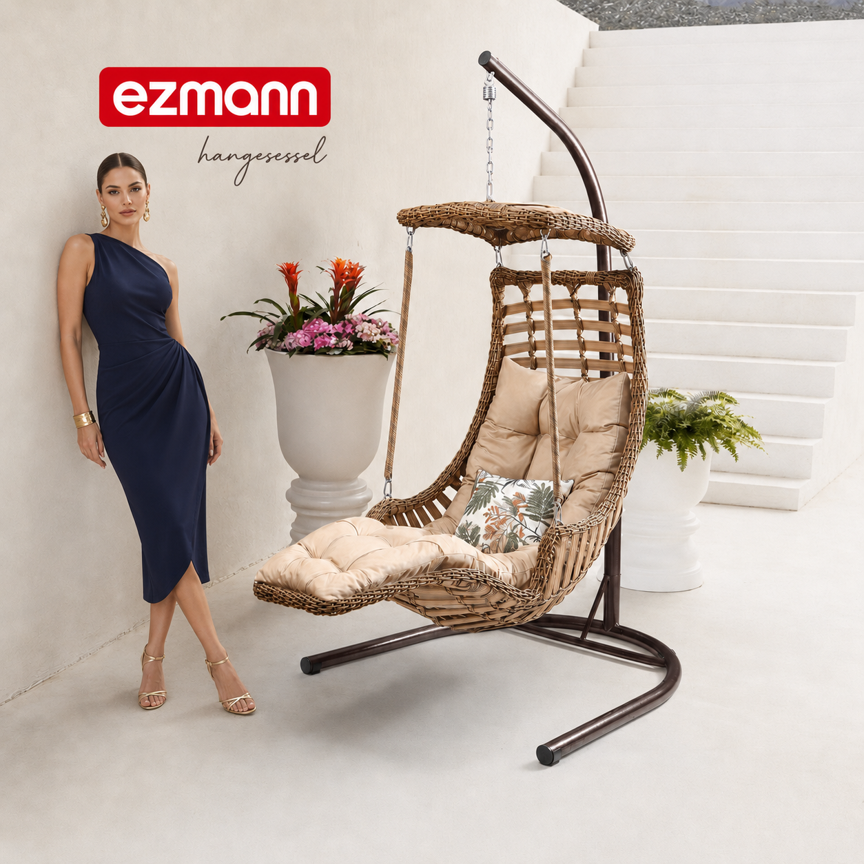 rattan-raddanhangesessel-mit-gestell-brown