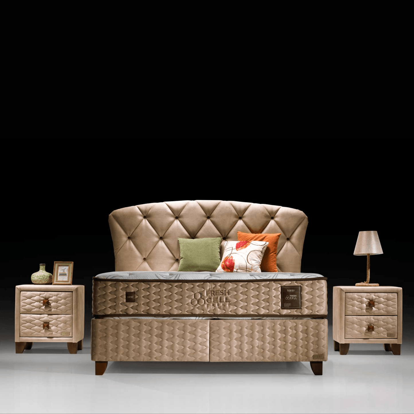 Bambi Freshcell Prime Boxspringbett Schlafzimmer Set - Ezmann.de