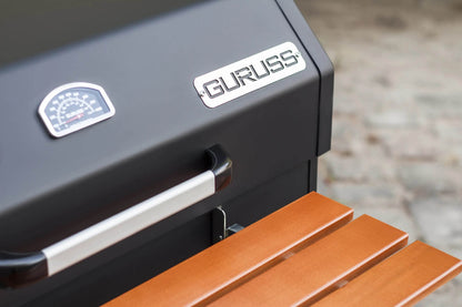 Guruss CG-075 Holzkohlegrill | 75×40 cm Grillfläche | Outdoor BBQ mit Ofenfunktion - Ezmann.de