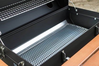 Guruss CG-075 Holzkohlegrill | 75×40 cm Grillfläche | Outdoor BBQ mit Ofenfunktion - Ezmann.de