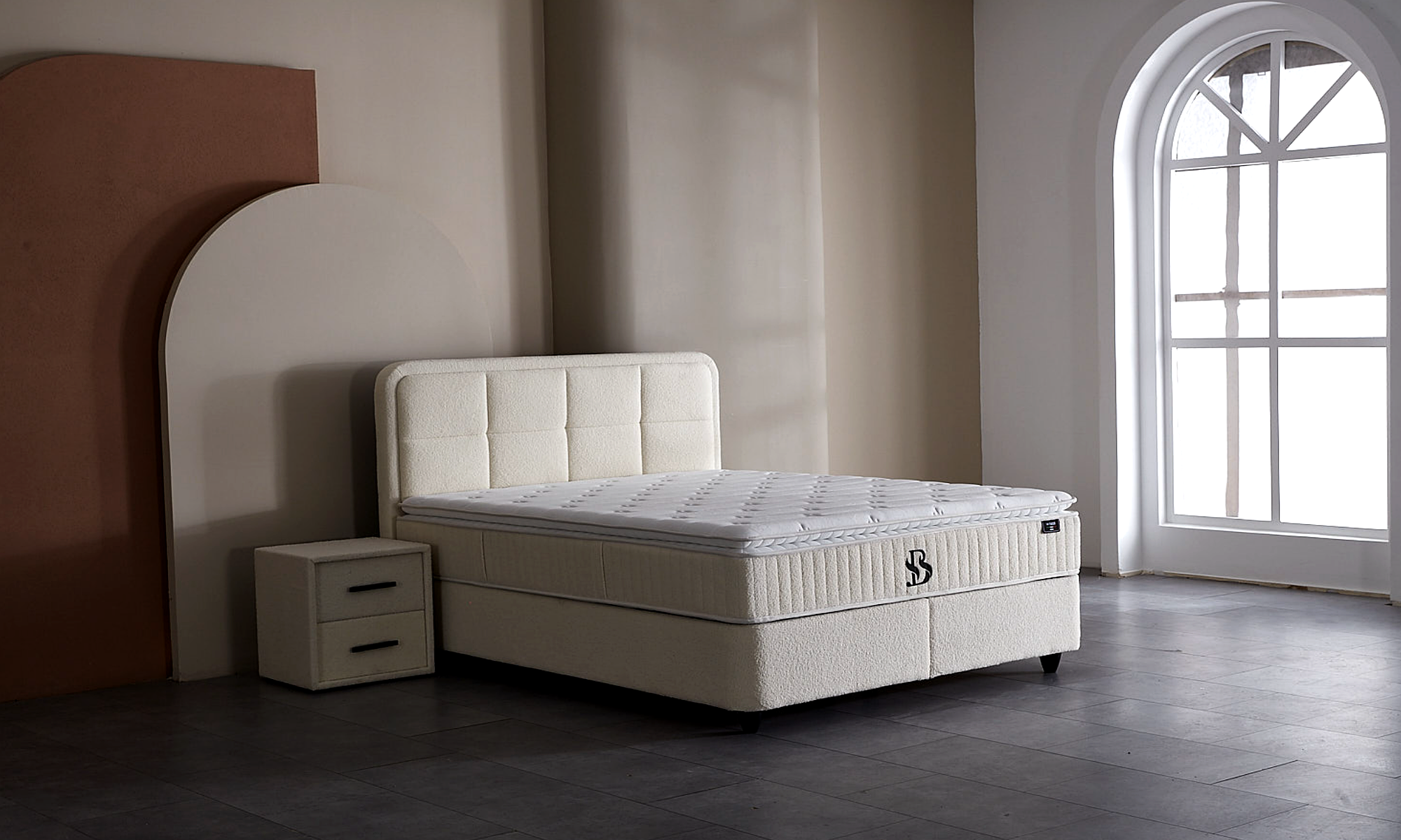 BSS SIABEDD Boxspringbett Set | Matratze H3 | Box und Kopfteil Gowoll.de
