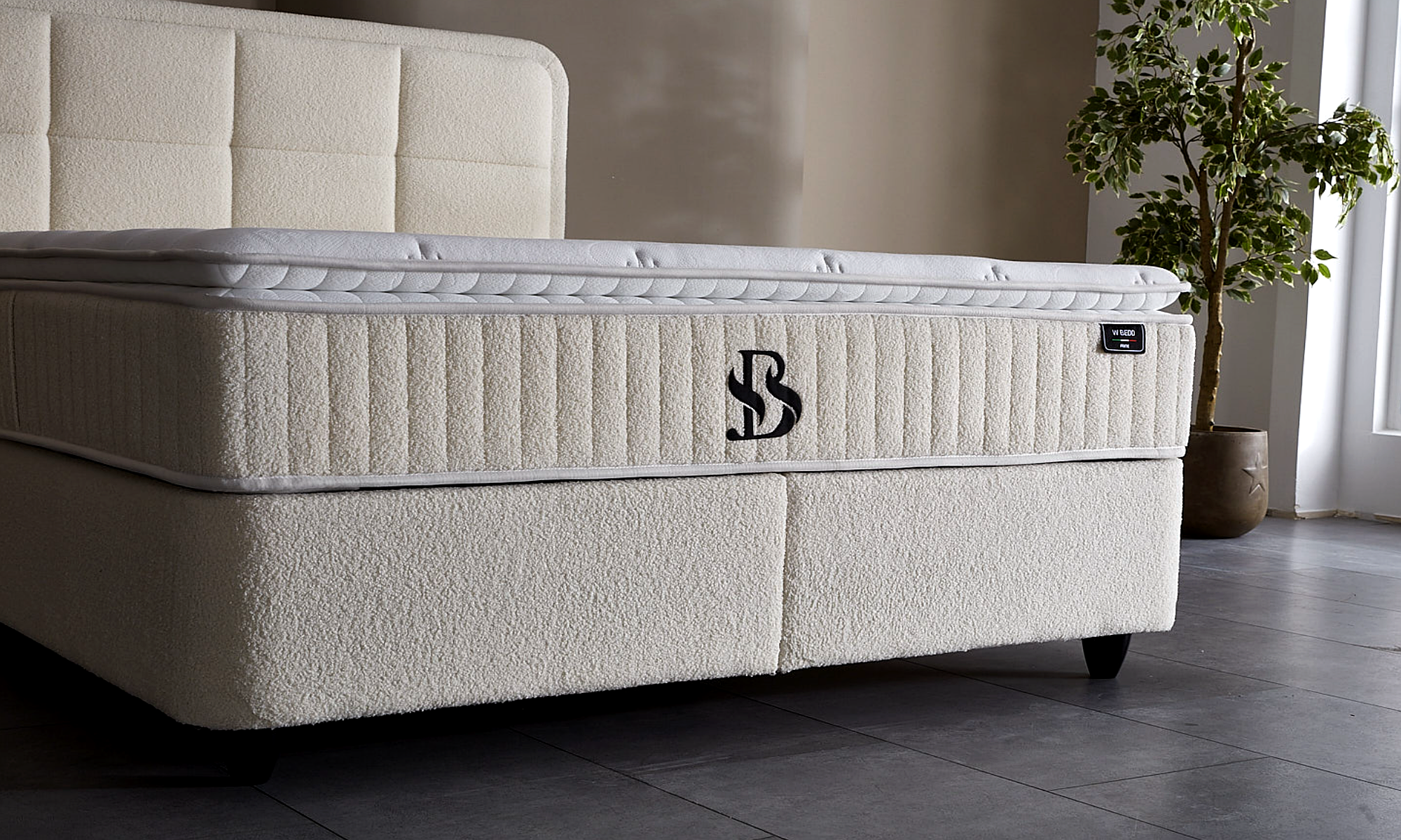 BSS SIABEDD Boxspringbett Set | Matratze H3 | Box und Kopfteil Gowoll.de