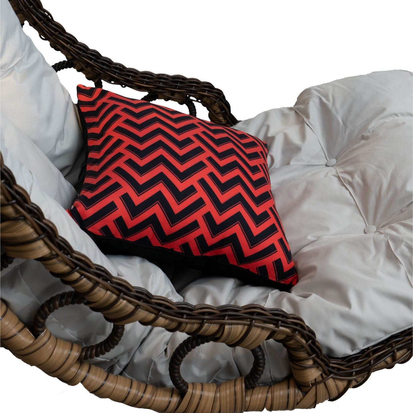 Capri Swing Gartenschaukel Rattan Hängesessel mit Gestell Hängeschaukel Bodrum - Ezmann.de