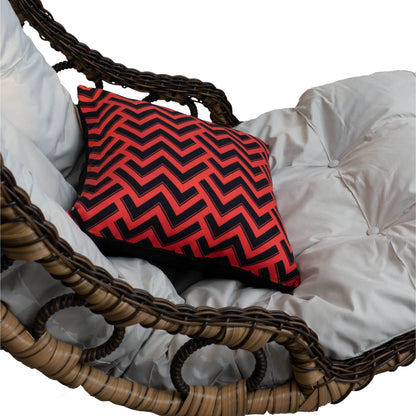 Capri Swing Gartenschaukel Rattan Hängesessel mit Gestell Hängeschaukel Bodrum - Ezmann.de