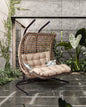 Capri Swing Gartenschaukel Rattan Hängesessel mit Gestell Hängeschaukel Bodrum Double - Ezmann.de