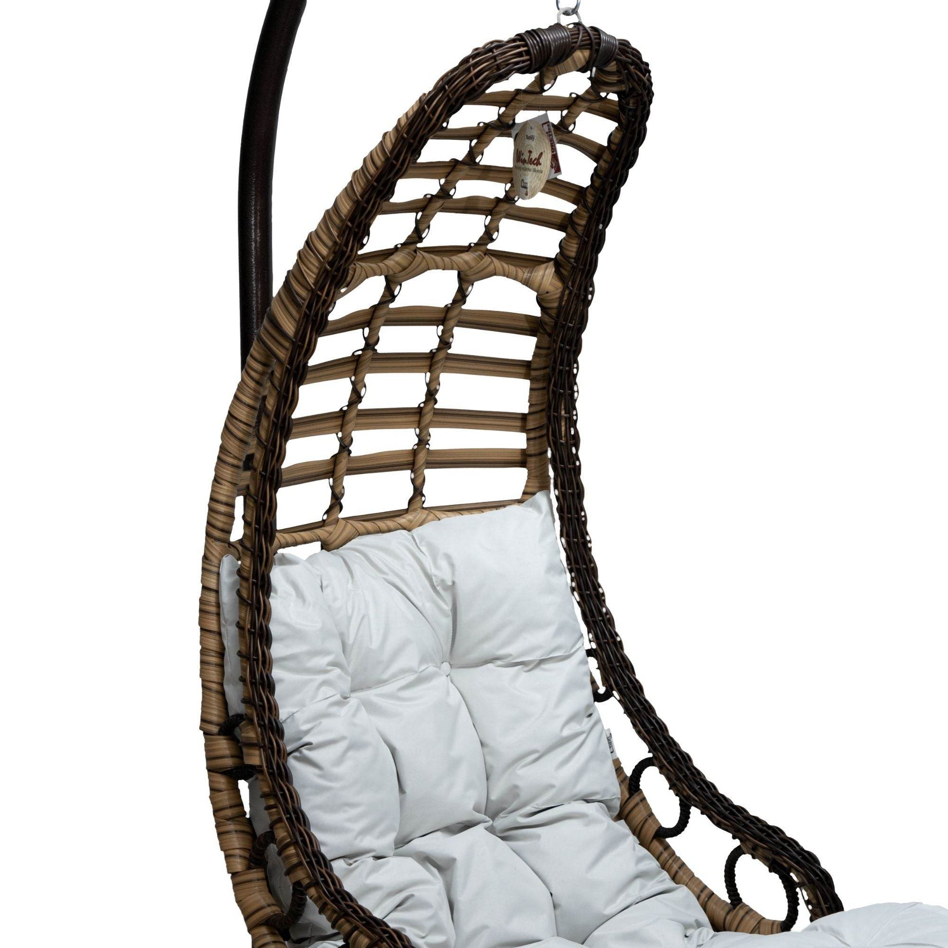 Capri Swing Gartenschaukel Rattan Hängesessel mit Gestell Hängeschaukel Bodrum - Ezmann.de