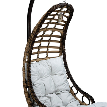 Capri Swing Gartenschaukel Rattan Hängesessel mit Gestell Hängeschaukel Bodrum - Ezmann.de