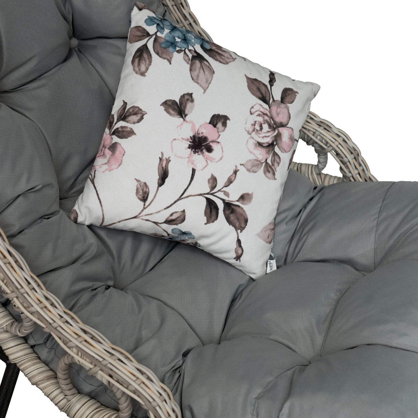 Capri Swing Gartenschaukel Rattan Hängesessel mit Gestell Hängeschaukel Bodrum - Ezmann.de