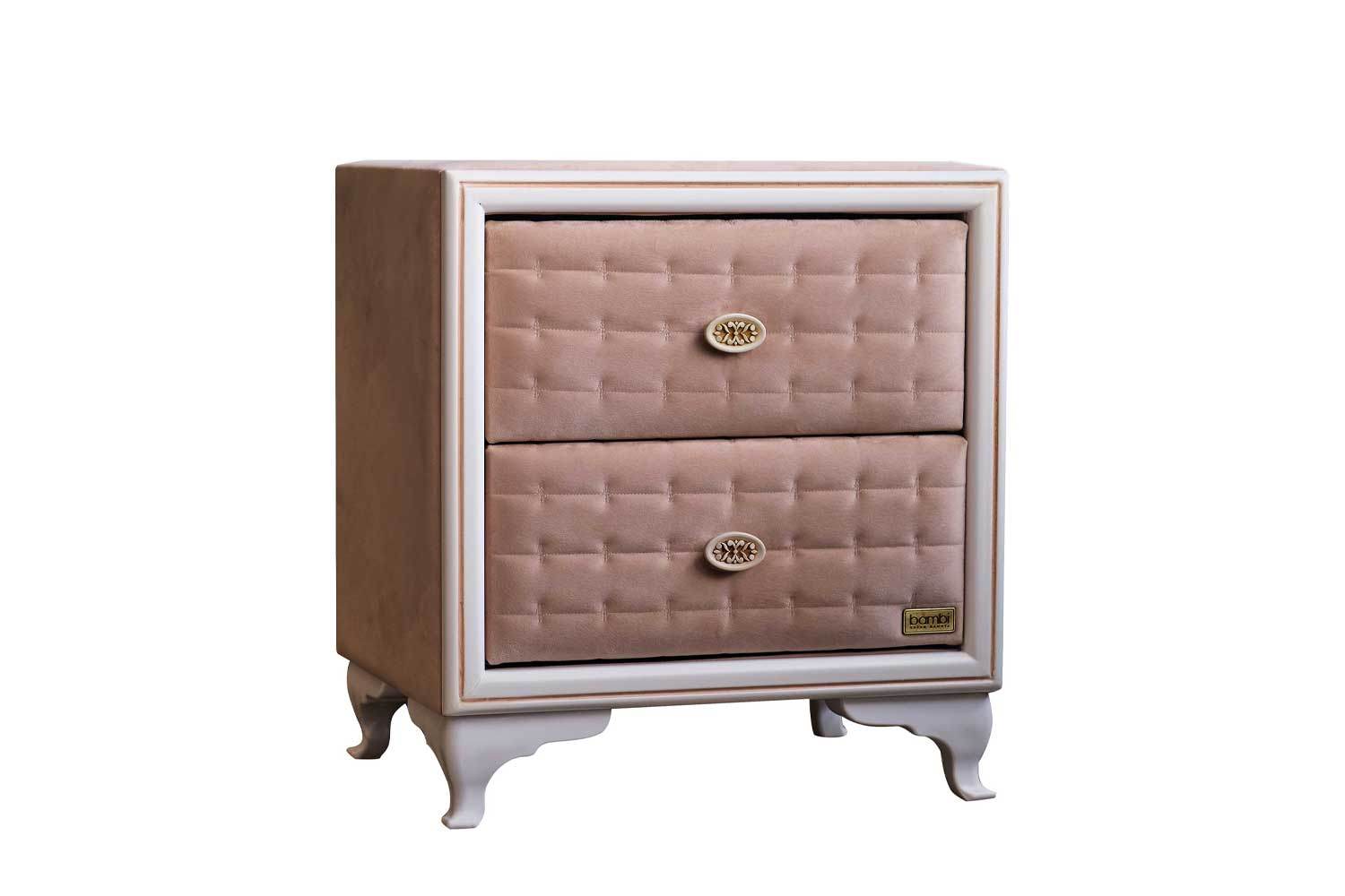 Bambi Bett Set Boxspringbett Viscolux Nachttisch Kommode Komidin - Ezmann.de
