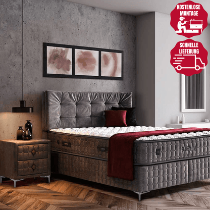 Bambi Bett Set Sleeppure Boxspringbett Hygienematratze - Ezmann.de