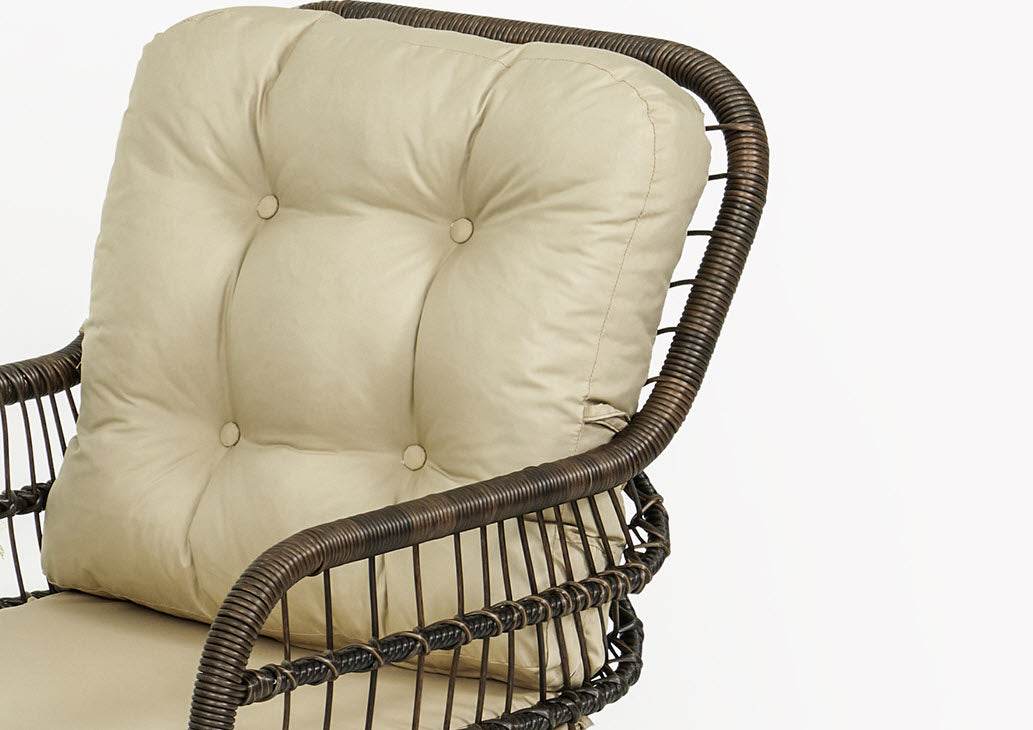 Gartenmöbelset Tisch und Stuhl Balkon Loungeset - PISA - Ezmann.de